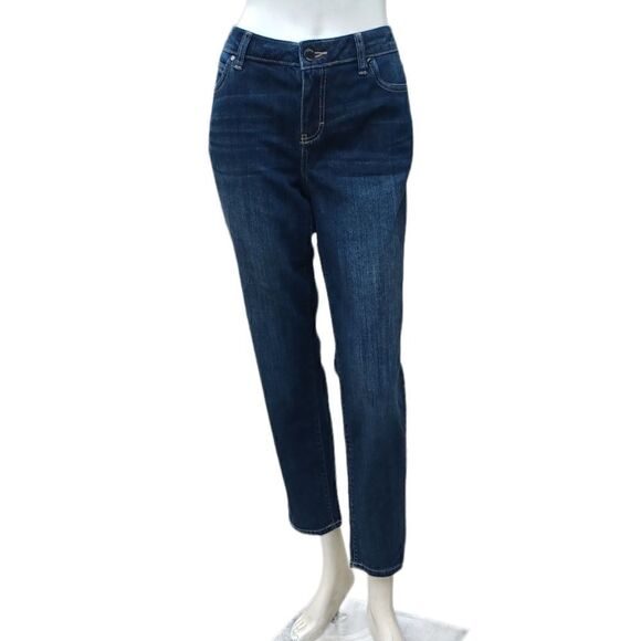 647539....JLO Jennifer Lopez Boyfriend Jeans Size 6, W30" 26"Inseam  9"Rise - Picture 1 of 6